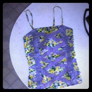 Beautiful tank by truth size small lace!